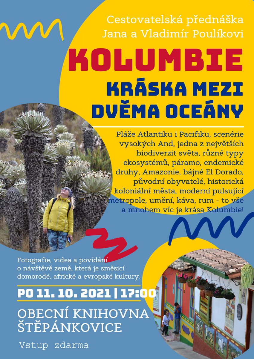 Kolumbie - cestovatelská přednáška